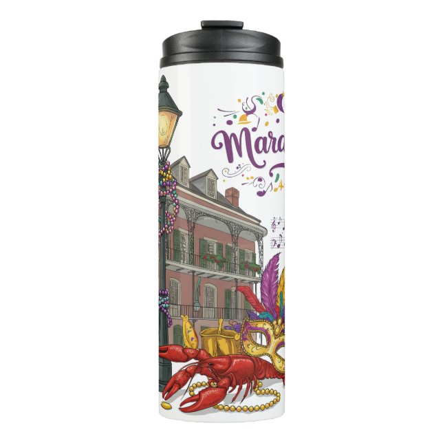 Bouteilles Isothermes Mardi gras (Devant)
