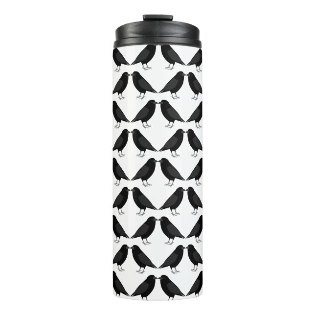 Bouteilles Isothermes Mariage gothique Bissing Ravens Motif (Devant)
