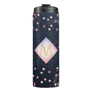 Bouteilles Isothermes Marine Rosegold Cadeaux Monogramme Girl Floral Ros
