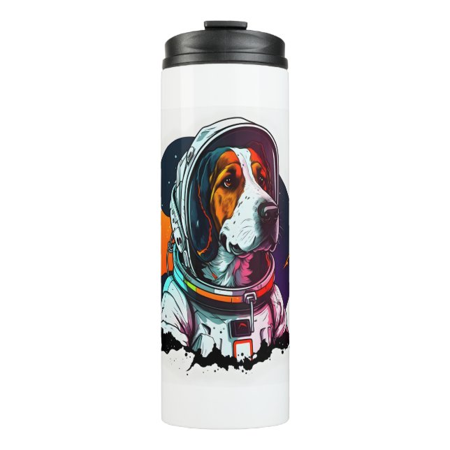 Bouteilles Isothermes Mascotte de chien Astronout (Devant)