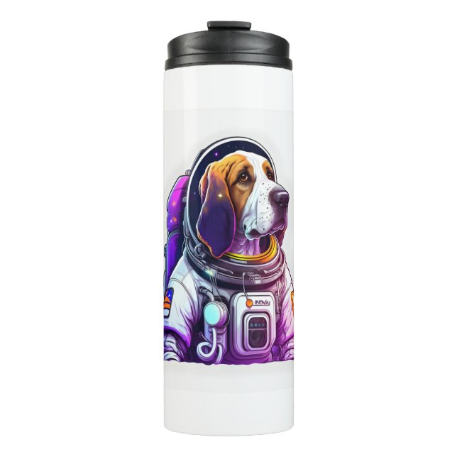 Bouteilles Isothermes Mascotte de chien Astronout (Devant)