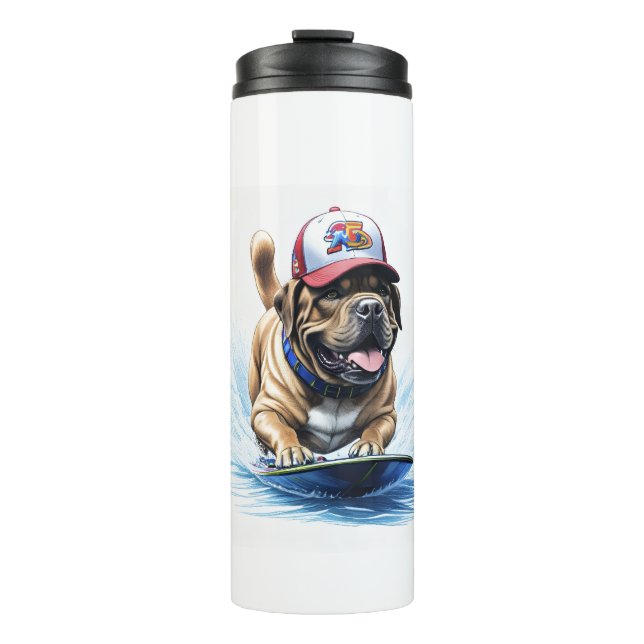 Bouteilles Isothermes Mastiff Dogue anglais planche de surf vacances (Devant)