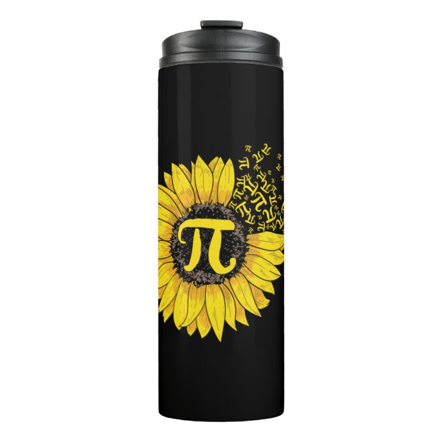 Bouteilles Isothermes Math Enseignant Pi Numéro Tournesol (Devant)