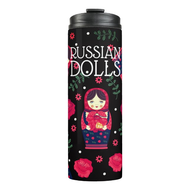 Bouteilles Isothermes Matryoshka Babushka, les poupées russes sonnent le (Devant)