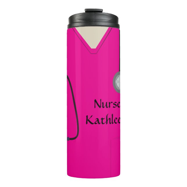 Bouteilles Isothermes Médicale Scrubs Uniforme Hot Rose (Devant)