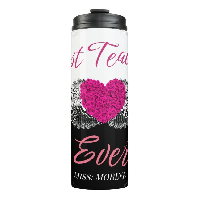 Bouteilles Isothermes Meilleur Enseignant Jamais Pour La Semaine De Reco (Devant)