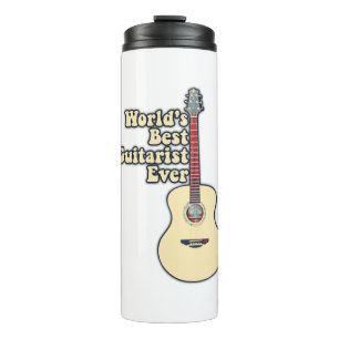 Bouteilles Isothermes Meilleur guitariste du monde. citations motivation