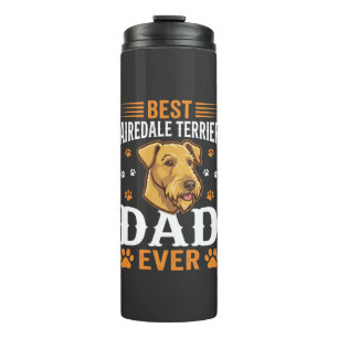 Bouteilles Isothermes Meilleur papa Airedale Terrier de tous les temps a