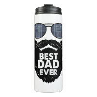 Meilleur papa jamais barbe barbu lunettes de solei