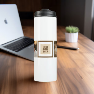 Bouteilles Isothermes Meilleur papa jamais   Cadeau photo personnalisé p