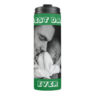 Bouteilles Isothermes Meilleur papa jamais Photo personnalisée