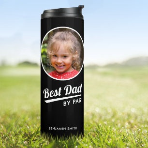 Bouteilles Isothermes Meilleur papa par Par Custom Photo Golf pour enfan