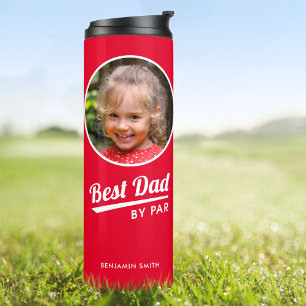 Bouteilles Isothermes Meilleur papa par Par Custom Photo Rouge pour enfa