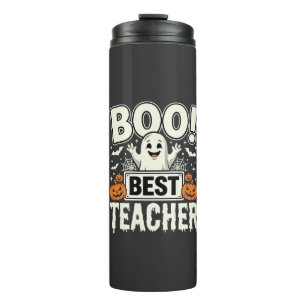 Bouteilles Isothermes Meilleur professeur Halloween fantôme Design_1