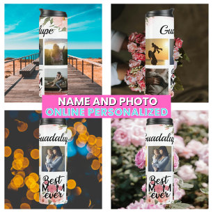 Bouteilles Isothermes Meilleure Maman Floral Script