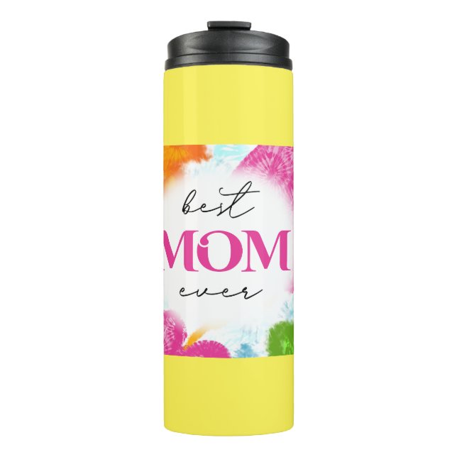Bouteilles Isothermes Meilleure maman jamais Sublimation Design-25336 (Devant)
