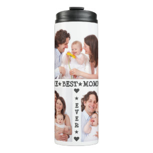 Bouteilles Isothermes Meilleure maman Jour des mères Famille 3 Photo Col