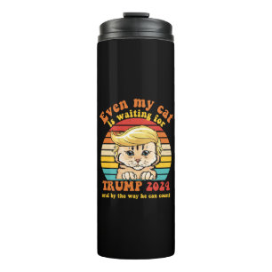 Bouteilles Isothermes Même mon chat attend Trump 2024 Vêtements