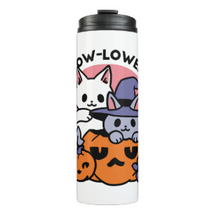 Bouteilles Isothermes Meow-Loween - Cute Halloween Conception Chat