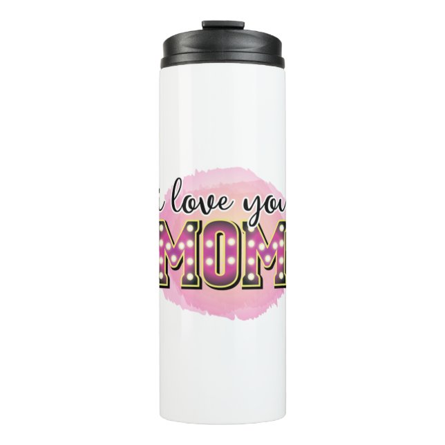 Bouteilles Isothermes Mère cadeau Je t'aime Maman (Devant)