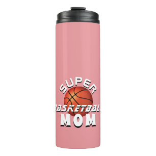 Bouteilles Isothermes Mère sportive super balle de basket-ball rose