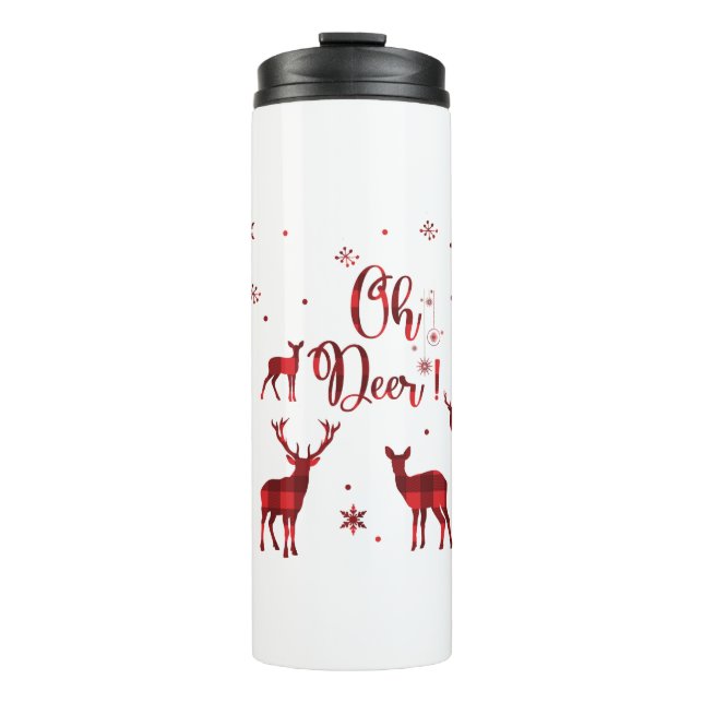 Bouteilles Isothermes Merry Christmas Snowflakes (Devant)