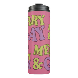 Bouteilles Isothermes Merry & Gay nom personnalisé tumbler