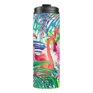 Bouteilles Isothermes Merveilleuse aquarelle flamingo. Afrique