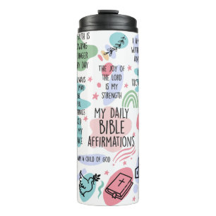 Bouteilles Isothermes Mes Affirmations Bibliques quotidiennes Beverage T