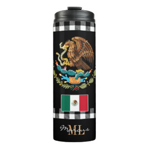 Bouteilles Isothermes Mexique patriotique voyage Mug, Drapeau mexicain, 