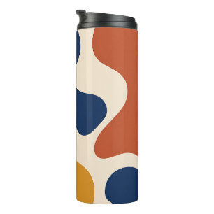 Bouteilles Isothermes Mid-Century Modern Abstract Organic Shapes Square