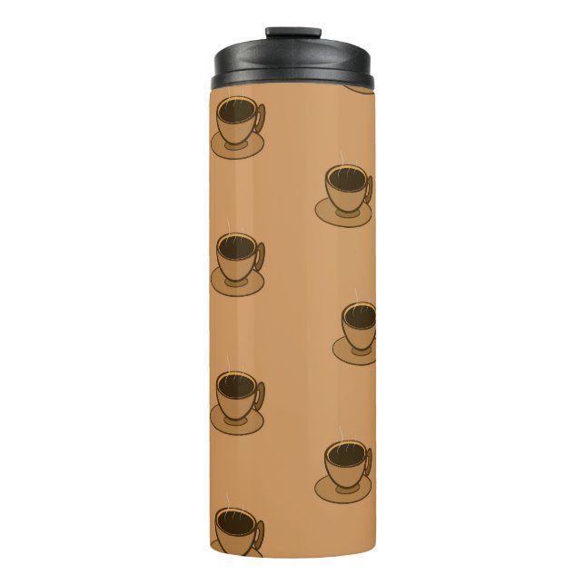 Bouteilles Isothermes Mid Century Moderne Brown Cosy Coffee Cup (Devant)