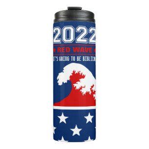 Bouteilles Isothermes Midterms bibliques 2022 Red Wave Thermal Tumbler