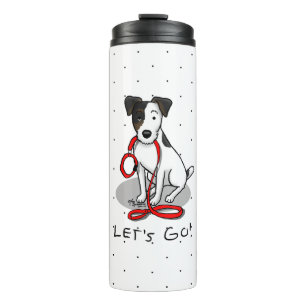 Bouteilles Isothermes Mignon, allons-y ! Jack Russell Terrier (tricolore