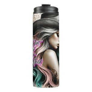 Bouteilles Isothermes Mignonne cowgirl occidentale