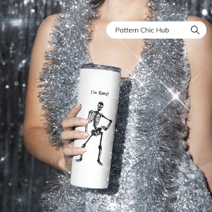 Bouteilles Isothermes Mignonne Danser Skeleton Dance Halloween Cadeau po