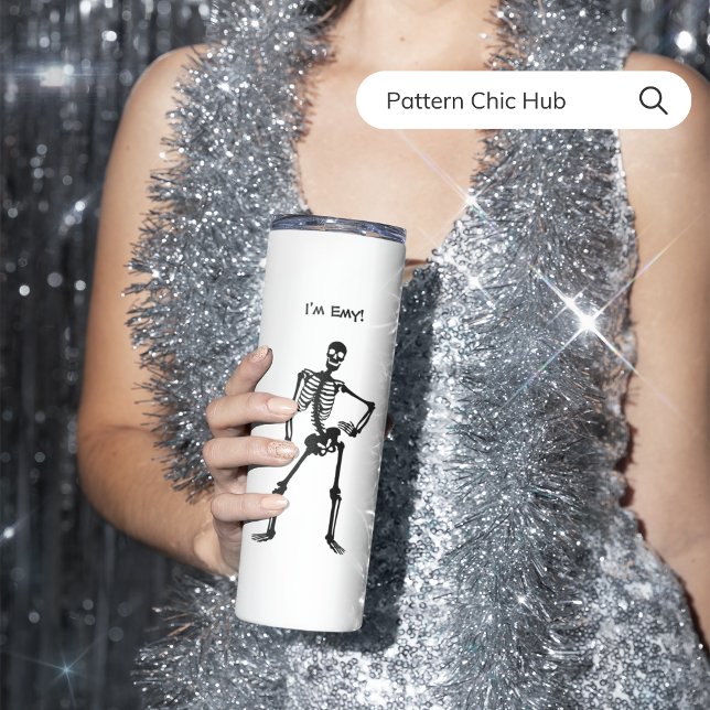 Bouteilles Isothermes Mignonne Danser Skeleton Dance Halloween Cadeau po (Créateur téléchargé)