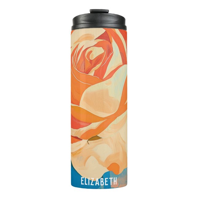 Bouteilles Isothermes Mignonne maman Rose Personnalisée Tumbler thermiqu (Devant)