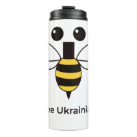 Mignonne tasse thermique abeille ukrainienne minim