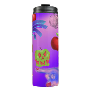 Bouteilles Isothermes Mikitiez crâne rouge toxique pomme vegan été