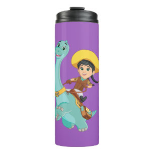 Bouteilles Isothermes Min & Clover   Joyeux Cowgirl & Brontosaurus Ride