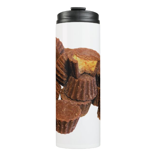 Bouteilles Isothermes Mini traitements au chocolat et à l'arachide (Devant)