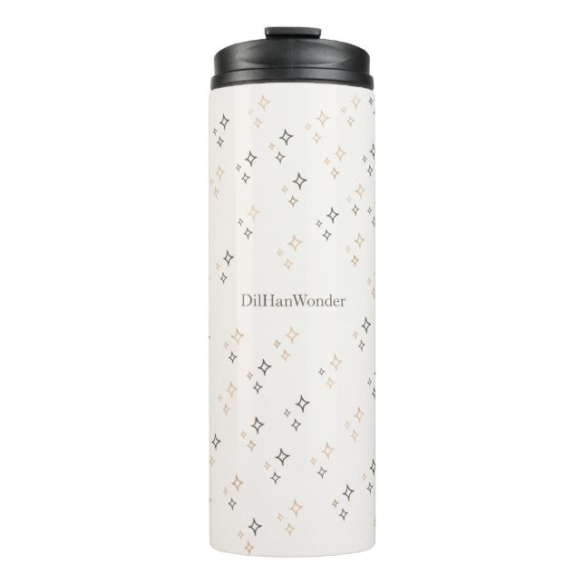 Bouteilles Isothermes Minimal Sparkle Star Pattern for Everyday Products (Devant)