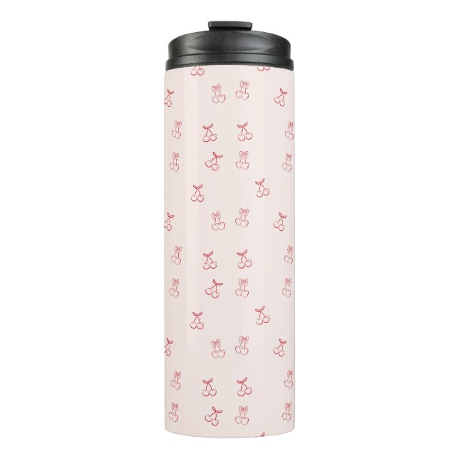 Bouteilles Isothermes Minimalisme de contour de cerise (Devant)