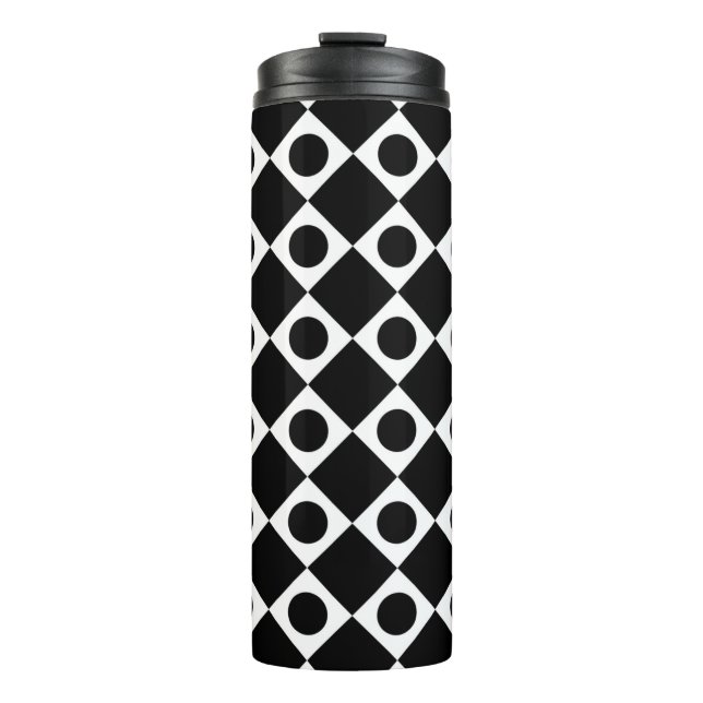 Bouteilles Isothermes Mod Retro 60's Noir (Devant)