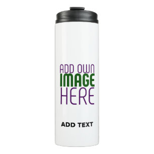 BOUTEILLES ISOTHERMES MODÈLE DE TEXTE D'IMAGE BLANCHE SIMPLE MODERNE