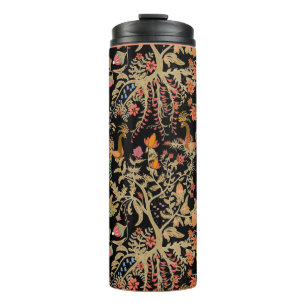 Bouteilles Isothermes Modèle floral fée chinoise avec de beaux oiseaux