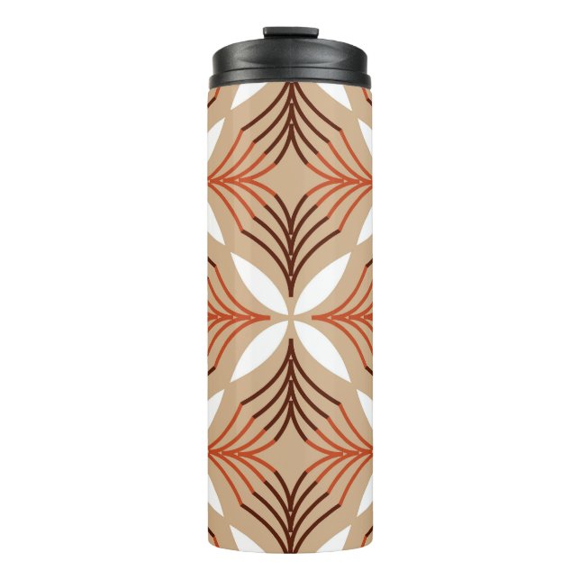 Bouteilles Isothermes Modèle floral géométrique : dessin artistique vint (Devant)