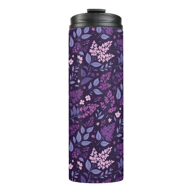 Bouteilles Isothermes Modèle floral Lilac dynamique (Devant)