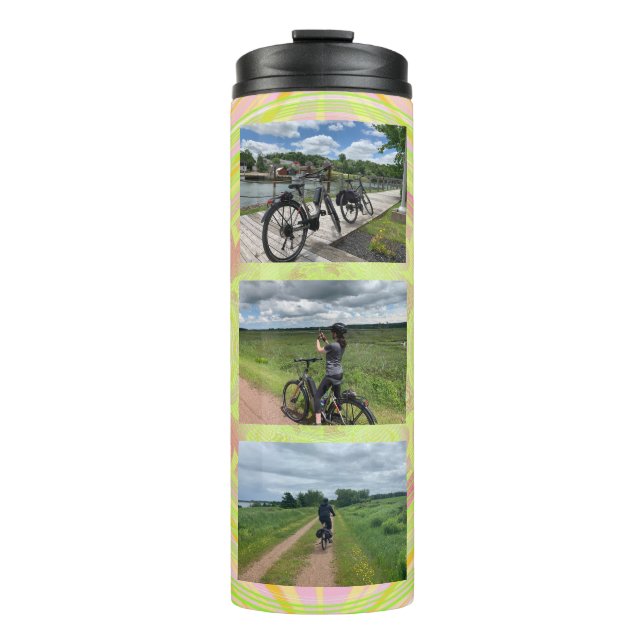 Bouteilles Isothermes Modèle photo de conception fractale (Devant)